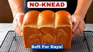 Thumbnail: When I Make Bread Without Kneading...My Bread Became Even Softer!