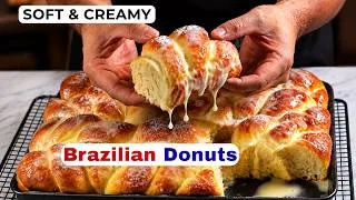 Thumbnail: Modern Donuts Can’t Beat This 100-year-Old Brazilian Recipe! NO-KNEAD baked donuts.