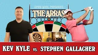 Thumbnail: RYDER CUP WINNER STEPHEN GALLACHER vs OPEN GOAL'S KEVIN KYLE! | Golf vs Darts - What's Harder?