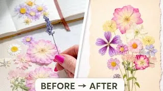 Thumbnail:  How to Turn Real Flowers Into Art 🌸 