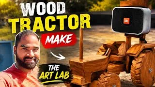 Thumbnail: Handmade Wooden Tractor | DIY Woodworking Project || The Art Lab ||