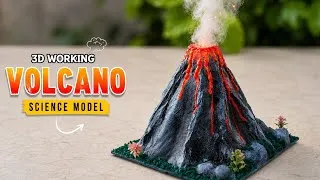 Thumbnail: DIY Working Volcano Model! Easy Science Project for School