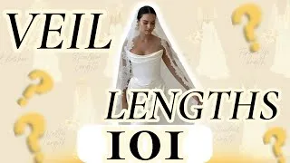 Thumbnail: Veil Lengths Explained! | Cathedral, Chapel, Fingertip & More (Veil Guide for Brides 2026–2027)