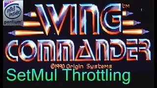 Thumbnail: Wing Commander 1 (MS-DOS) on a Pentium MMX system (SetMul Throttling)