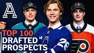 Thumbnail: Top 100 drafted NHL prospects ranking
