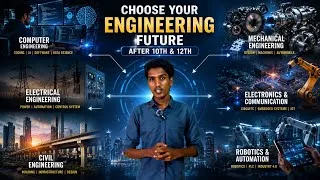 Thumbnail: 🔥 10th & 12th Ke Baad Kaunsi Engineering Branch Chune? 🤔| Full Guidance #industrialautomation #plc 