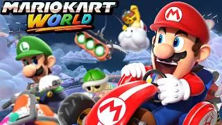 Thumbnail: Mario Plays: MARIO KART WORLD!!! (ft. Luigi) (FULL)