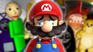 Thumbnail: Mario Plays: HORROR GAMES!!!