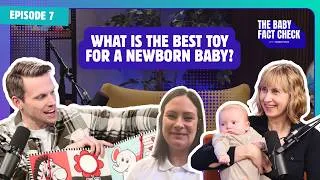 Thumbnail: What is the best toy for a newborn baby? We talk Tummy Time, Black & White toys & Screens