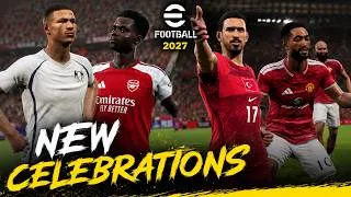 Thumbnail: 🔥 NEW Goal Celebrations in eFootball 2027! 😱⚽ Best New Celebrations !