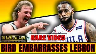 Thumbnail: Larry Bird EMBARRASSES Lebron James by Simply Being Himself