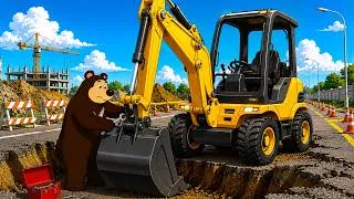 Thumbnail: The Bear: Screwing, Assembling, and Repairing an Excavator 🐻🔧 | Vehicle Garage