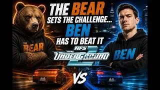 Thumbnail: The Bear Sets the Challenge… Ben Has to Beat It | NFS Underground 2
