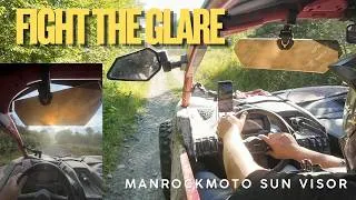 Thumbnail: The Sun Visor you've been missing for your UTV! Manrockmoto visor!