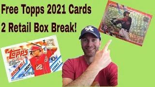 Thumbnail: Free 2021 Topps Baseball Cards! 2 Box Lot Breaking Video - Juan Soto!