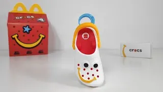 Thumbnail: Crocs Keychains | 2025 McDonald's Happy Meal Set Collection | CHARACTER CROCS TOY (WHITE)