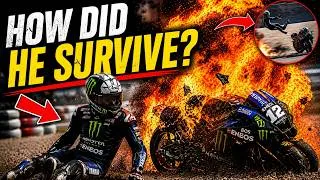 Thumbnail: How This MotoGP Rider Survived a 200 KM/H Crash?