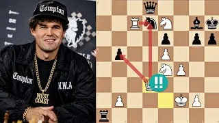 Thumbnail: Even Stockfish Was Shocked By Magnus Carlsen’s Rook Sacrifice!