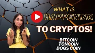 Thumbnail: Crypto Market Update!  Bitcoin Ether Toncoin Dogs coin