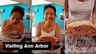Thumbnail: Christine’s first time to Ann Arbor to inspire the vision impaired…and EAT