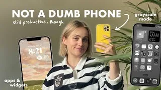 Thumbnail: what's on my iPhone 2024 | organizing my phone for productivity (fav apps & widgets!)