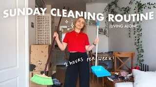Thumbnail: apartment weekly cleaning routine living alone 🧹🧼✧･ﾟ