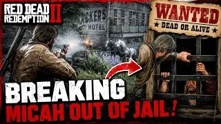 Thumbnail: Red Dead Redemption 2 – Breaking Micah Out of Jail! 🔥🔫 | Blessed Are the Meek?