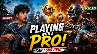 Thumbnail: I Played BGMI With a PRO PLAYER… The Difference Is INSANE 😱🔥
