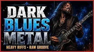 Thumbnail: Dark Blues Metal 🔥 | Heavy Guitar Riffs, Raw Groove & Soulful Power