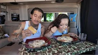 Thumbnail: Making King salmon fettuccine pasta 