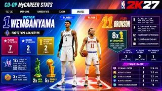 Thumbnail: THE NBA 2K27 CO-OP MYCAREER REVEAL 🤔