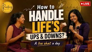 Thumbnail: For the first time ever we did a chat a day with a live audience! 😇 | The book show Ft #rjananthi  