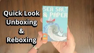 Thumbnail: Sea Salt & Paper - Quick Look Card Game Unboxing & Reboxing - What's in the Box?