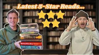 Thumbnail: Last 10 5-Star Reads ⭐️⭐️⭐️⭐️⭐️