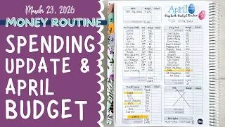 Thumbnail: MONEY ROUTINE | April Paycheck Budget + Spending Update