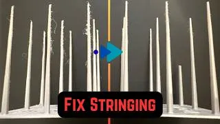 Thumbnail: How to Fix Stringing in 3D Prints (3 Easy Steps)