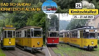 Thumbnail: Bad Schandau Kirnitzschtalbahn | 25. Kirnitzschtalfest 🚋 🇩🇪