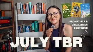 Thumbnail: July TBR 🍉 Prompt Jar & Summer Reading Challenges Continued