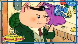 Thumbnail: Funny Magic Clock Adventure! | Busy World of Richard Scarry - WildBrain | Shows for Kids