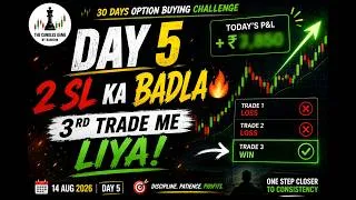 Thumbnail: Option Buying Challenge Day 5 | Real P&L Revealed 📈