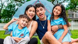 Thumbnail: We went CAMPING in our BACKYARD for 24HRS!!!