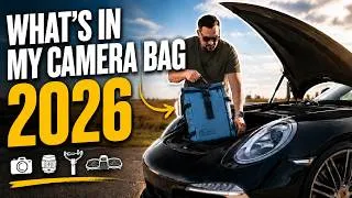 Thumbnail: My Entire Camera Kit for Automotive Content in 2026 (Everything Fits in One Bag)