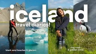 Thumbnail: ICELAND VLOG | summer road trip, waterfalls, glaciers, puffins, black sand beaches & sky lagoon