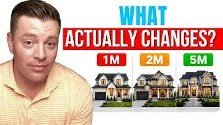 Thumbnail: $1M vs  $2M vs  $5M Retirement What Actually Changes