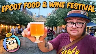 Thumbnail: A Rainy Evening at Epcot Food and Wine 2026 - Walt Disney World - Eating Food and Drinking Wine