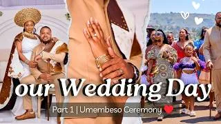 Thumbnail: Our Zulu Traditional Wedding Vlog (Part 1) 💍 | Umembeso & Lobola 🐄  - South African Couples Channel