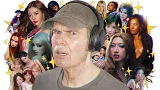 Thumbnail: old fan reacts to NEW K-Pop 💀 (ADÉLA, aespa, GIRLSET, no na, KATSEYE and more!)