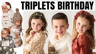 Thumbnail: The Triplets FIFTH BIRTHDAY Celebration!! Happy Birthday Reese, Royal, & Wren!