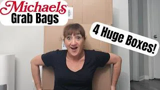 Thumbnail: Unboxing Some Springtime MICHEALS Grab Bags | 4 Huge Boxes