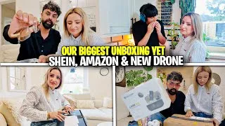 Thumbnail: SO MANY PACKAGES TO UNBOX! 📦😱 | Shein & Amazon Haul + New Drone | Emir Loves Pizza 🍕 